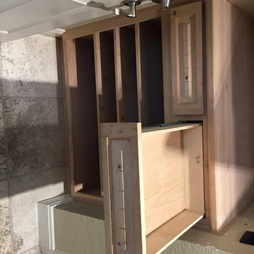 Utility Organizer, Closet Island, and Millwork Knotty Alder