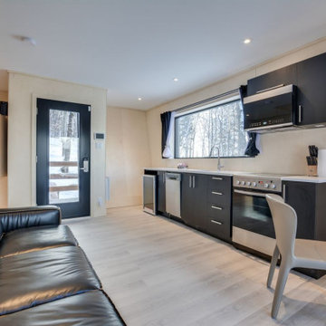 Sky Pod Kitchen by Lofty Pods #prefabhomes