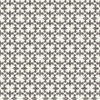 4072-70032 Delphine Remy Black Fleur Tile Sure Strip Prepasted Wallpaper