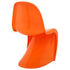 Slither Dining Side Chair Set of 4 in Orange
