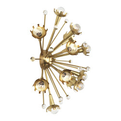 Robert Abbey - Robert Abbey Jonathan Adler Sputnik Wall Swinger - Wall Sconces