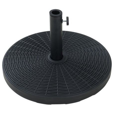 Sunjoy Universal 55 lb. Black Heavy Duty Cement Filled Patio Umbrella Base