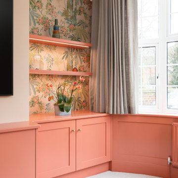 Playful Tones & Balance Lay-On Shaker Media Wall & Living Room Wall Panelling
