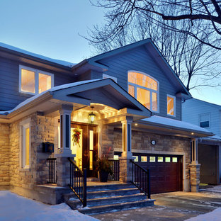 75 Beautiful Traditional Split-Level Exterior Home Pictures & Ideas | Houzz