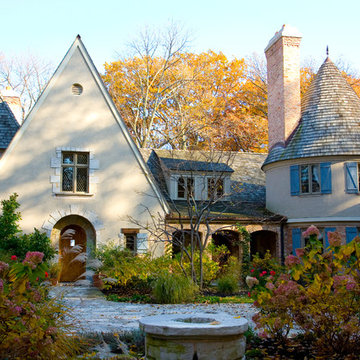 Transformation of Contemporary to French Country Home