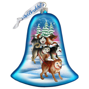 Sleighing Dogs Ornament