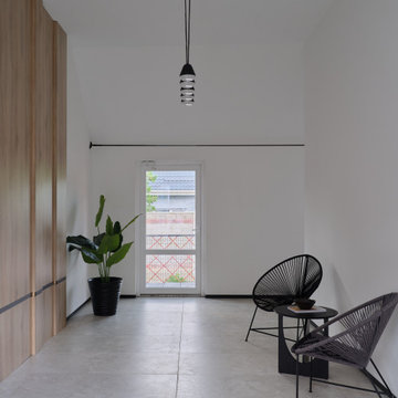 Contemporary Tennis Court Clubhouse