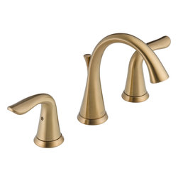 Delta Lahara&reg; Two Handle Widespread Lavatory Faucet - Bathroom Sink Faucets