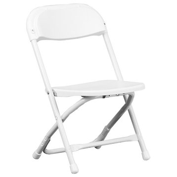 White Folding Chair Y-KID-WH-GG