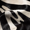 TOGO COWHIDE RUG Aprox  5' x 7' ZEBRA BLACK ON OFF-WHITE