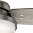Hunter Fan Company 52" Sentinel Brushed Slate Ceiling Fan With Light and Remote