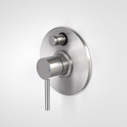 Titan Stainless Steel Bath/Shower Mixer with Diverter - Bathroom Taps and Shower Heads