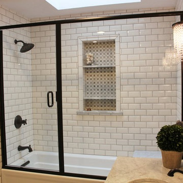 Simple yet elegant trendy guest bath