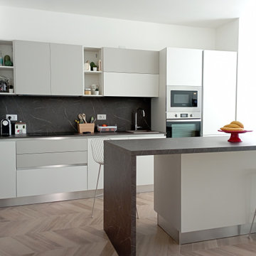 cucina su misura in collaborazione con Creo Kitchens Alessandria Store