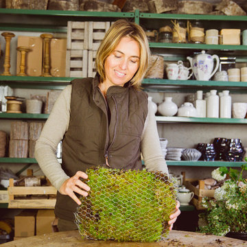 DIY: Un centre de table en mousse naturelle