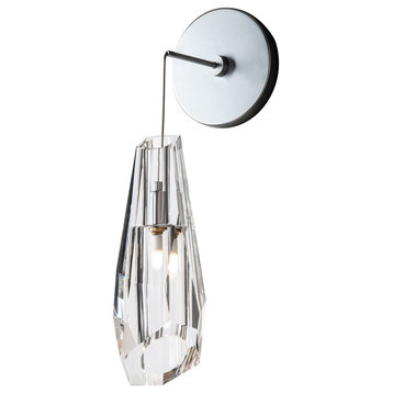 Luma Low Voltage Sconce, Sterling Finish