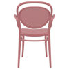 Marcel XL Resin Outdoor Arm Chair Marsala