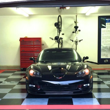 RaceDeck Garage Floor - Bloomington IL , Corvette