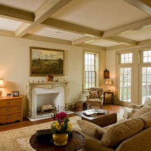 Painted Beamed Ceiling