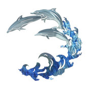 Wall Art Large Dolphin