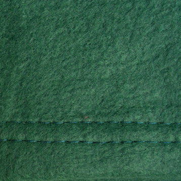 Dark Green Fleece Blanket Twin/Twin Xl 60X96