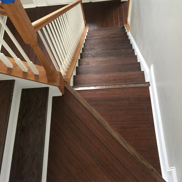 Nelson Hardwood Installation/ Stair case refurbish