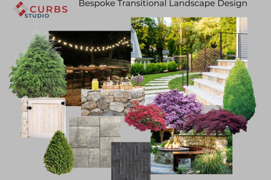 Transitional home design photo in Boston