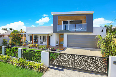 Contemporary exterior in Sunshine Coast.
