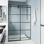 Milano Portland - Frameless Sliding Door Shower Enclosure - Choice of Sizes  and Side Panel