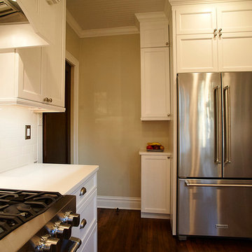 A beautiful white white kitchen in Deerfield