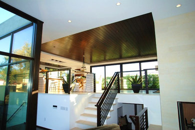 Family room - modern family room idea in Los Angeles