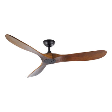 Vintage Rustic Propeller Wood Indoor/Outdor Ceiling Fan -  52" Diameter