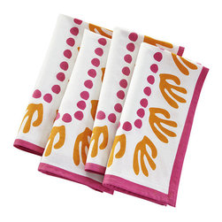 Pink Seascape Napkins - Set of 4 - Tabletop