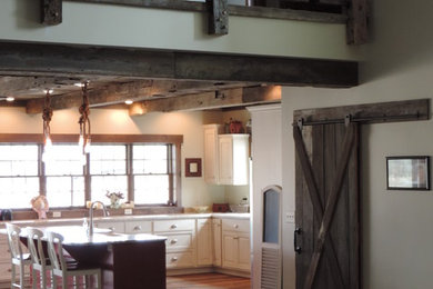 Mountain style kitchen photo in Other