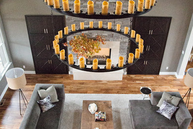 Inspiration for a timeless family room remodel in Cedar Rapids
