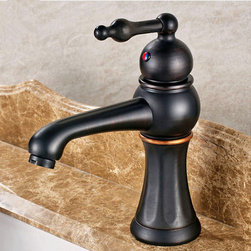 Antique Black Bronze Brass Bathroom Sink Faucet TA2018B - Bathroom Sink Faucets