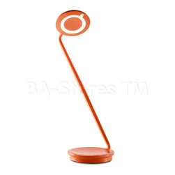 Pixo Contemporary Swivel Table Lamp in Orange - Table Lamps