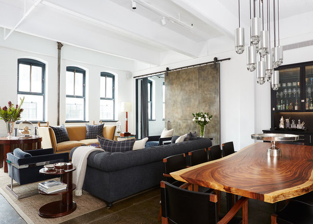 Фьюжн Столовая by BK Interior Design