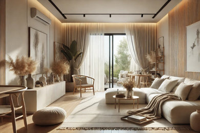 Agencement d'une chambre au ton doux