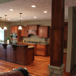 Kitchen cabinetry using maple wood - Hardwood Flooring