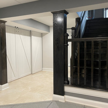 Barn doors add character to any space in the home