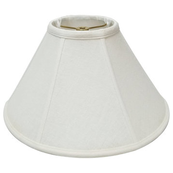 Royal Designs Empire Lamp Shade, Linen White, 6x18x11.5