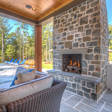 Patio with Fireplace