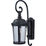 Maxim - Maxim Dover DC 1-Light Bronze Seedy Glass Wall Lantern - This 1-Light Wall Lantern is part of the Dover Dc Collection and has a Bronze finish and Seedy glass. It is Wet Rated and Outdoor Capable.