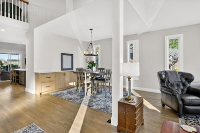 Inspiration for a modern living room remodel in Portland