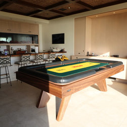 Custom Billiards Table with Poker Conversion Top - Game Tables