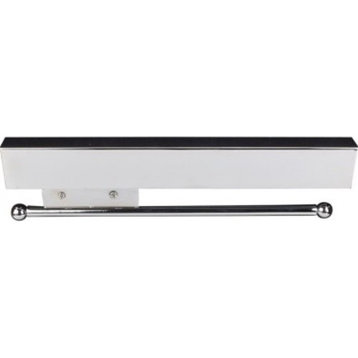 Hardware Resources 295W Pull Out Valet Rod - Chrome
