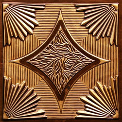 201 Faux Tin Ceiling Tile Glue up 24x24 - Sunset Boulevard - Ceiling Tile