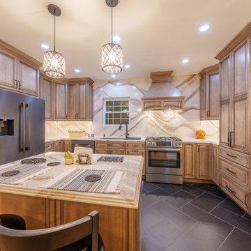 Valley Stream Kitchen, Dining & Living Remodel