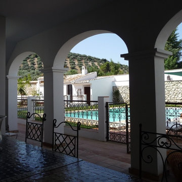 Jardín para Cortijo Rural